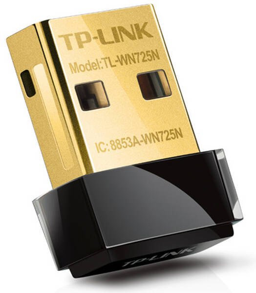 Wi-Fi adaptér TP-Link TL-WN725N černá barva
