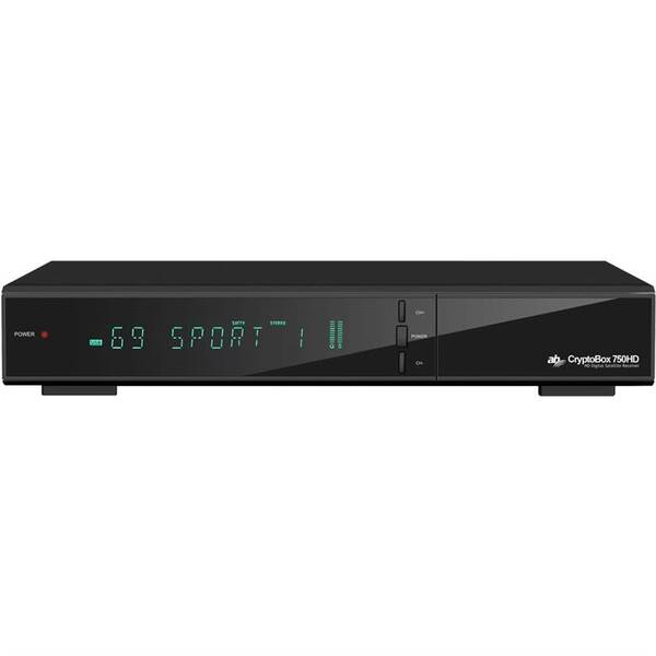Satelitní přijímač AB Cryptobox 750HD černá barva
