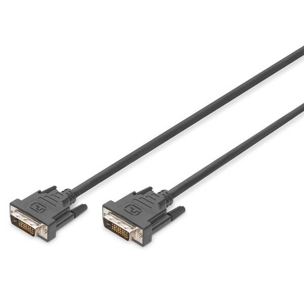 Kabel Digitus DVI, 1m černá barva
