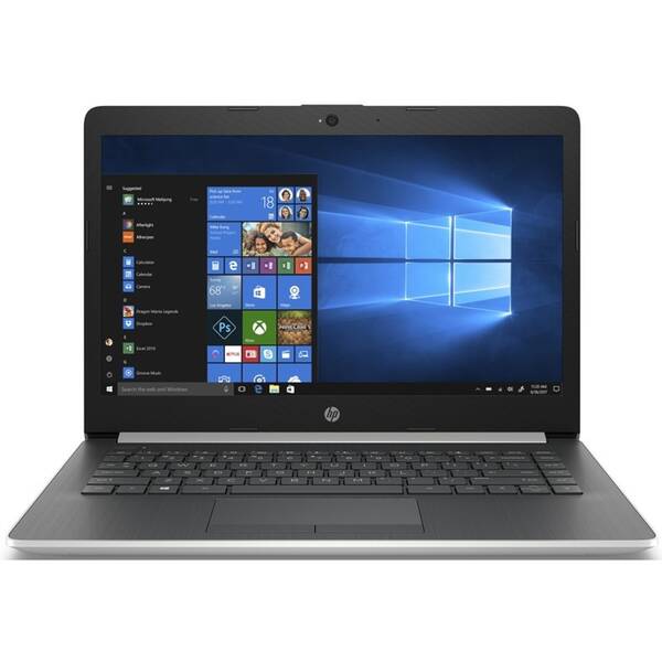 Notebook HP 14-dg0001nc stříbrná barva
