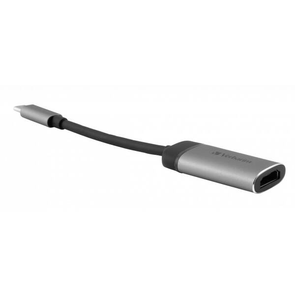 Redukce Verbatim USB-C/HDMI 4K šedá barva
