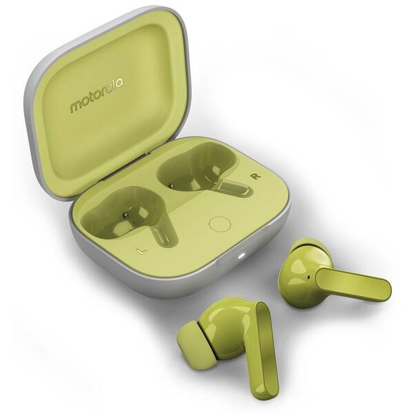 Sluchátka Motorola Moto Buds zelená barva
