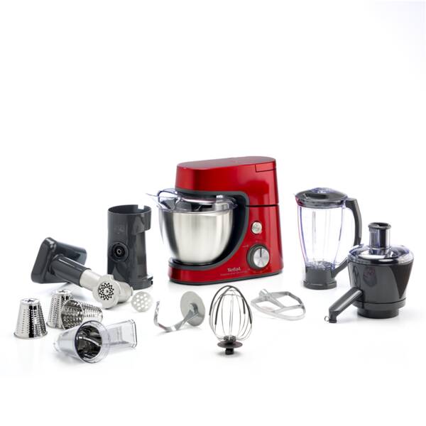 Kuchyňský robot Tefal QB515G38 červená barva
