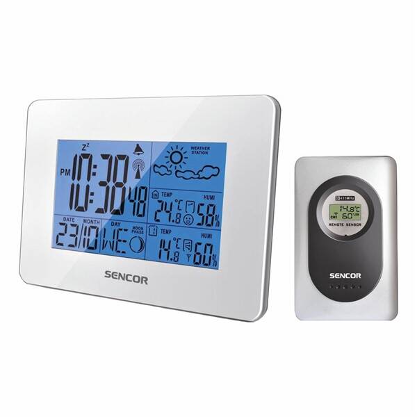 Meteorologická stanice Sencor SWS 51 W bílá barva

