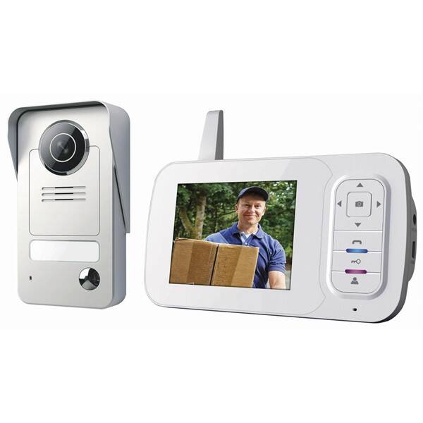 Dveřní videotelefon Smartwares intercom system s 3,5" obrazovkou 
