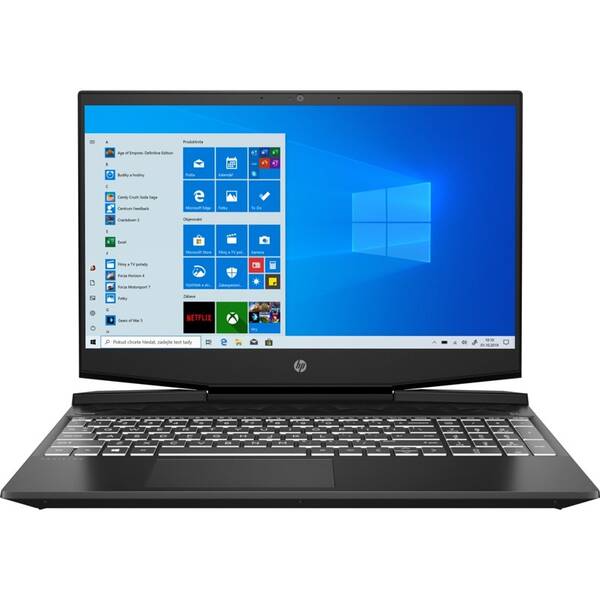 Notebook HP Gaming 17-cd0101nc černá barva
