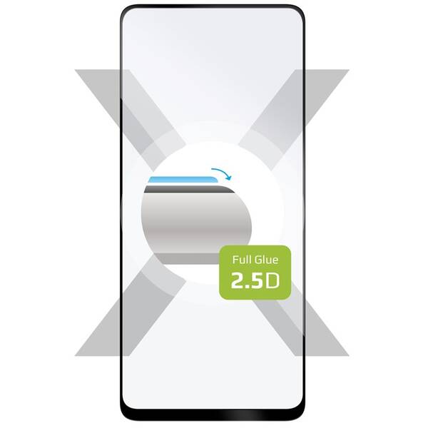 Tvrzené sklo FIXED Full-Cover na Motorola Moto G32 černá barva
