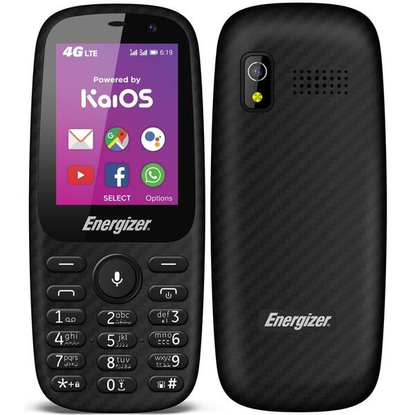 Mobilní telefon Energizer Energy E241S černá barva
