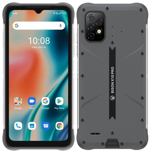 Mobilní telefon UMIDIGI Bison X10 Pro šedá barva
