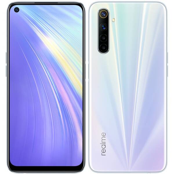 Mobilní telefon realme 6 64 GB bílá barva

