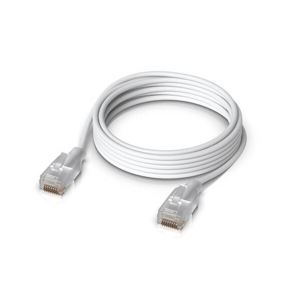 Kabel Ubiquiti UniFi Patch 2m, Cat.6, 2.5Gbps bílá barva
