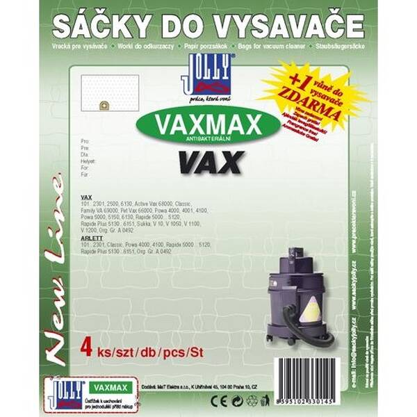Sáčky do vysavače Jolly MAX VAX 1 
