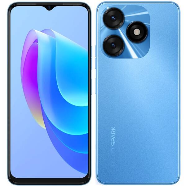 Mobilní telefon Tecno Spark 10 NFC 4 GB / 128 GB modrá barva
