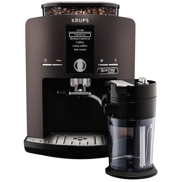 Espresso Krups EA829P10 šedá barva

