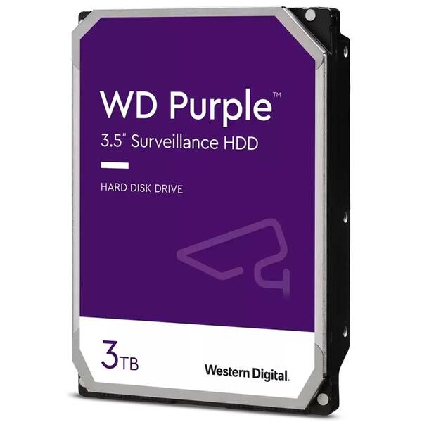 Pevný disk 3,5" Western Digital Surveillance 3TB 

