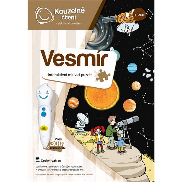 Kouzelné čtení Albi Puzzle Vesmír 
