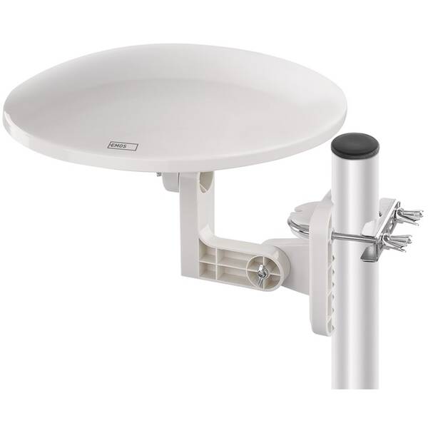 Anténa EMOS VILLAGE MOON–V900, DVB-T2, FM, DAB, filtr LTE/4G/5G bílá barva
