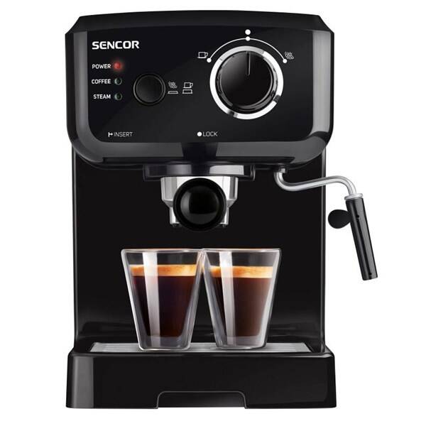 Espresso Sencor SES 1710BK černá barva
