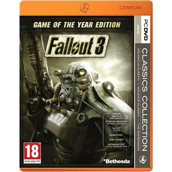 Hra Bethesda PC CC Fallout 3: Game of the Year 
