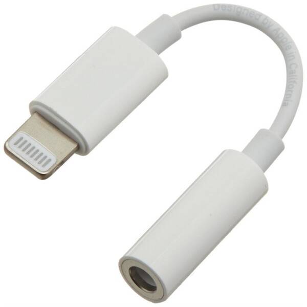 Redukce PremiumCord Lightning/3,5mm jack bílá barva
