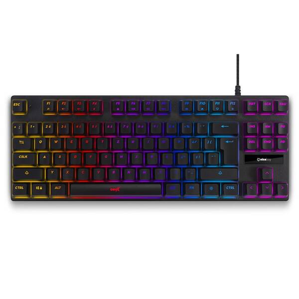 Klávesnice Niceboy ORYX K300X, CZ layout černá barva
