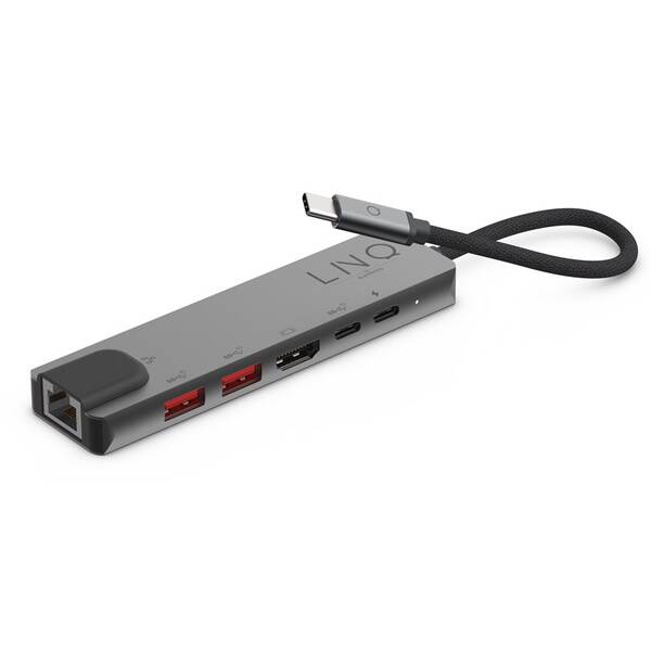 USB Hub Linq byELEMENTS 6in1 PRO USB-C Multiport Hub 

