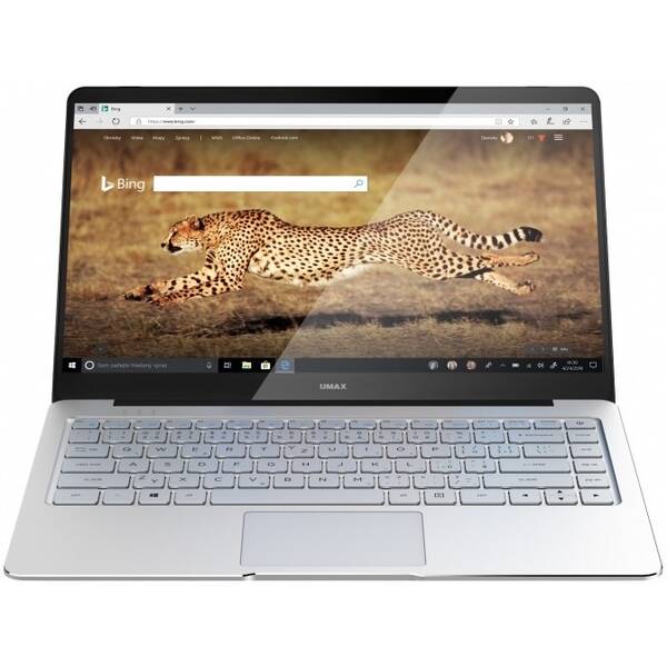 Notebook Umax VisionBook 14Wg Pro - ZÁNOVNÍ - 12 měsíců záruka stříbrná barva
