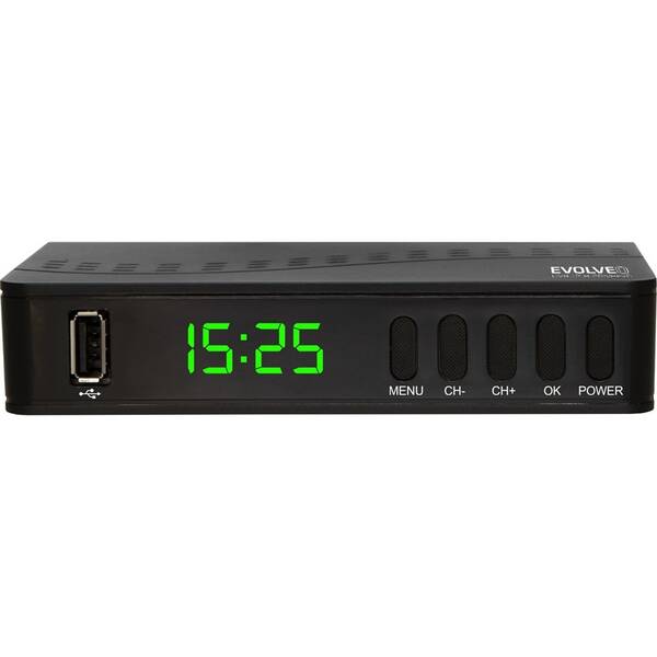 Set-top box Evolveo Alpha T2 černá barva
