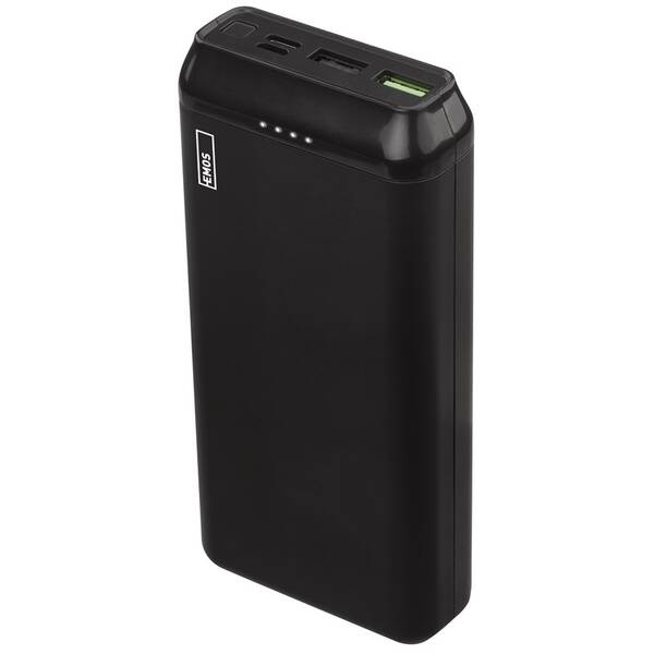 Powerbank EMOS AlphaQ2 20, 20000 mAh, 22,5 W černá barva
