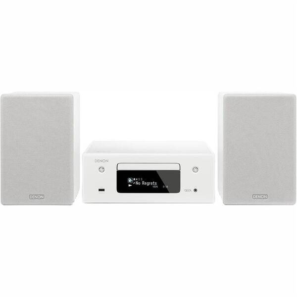 Mikrosystém Denon RCD-N10 CEOL + repro SCN-10-W bílá barva
