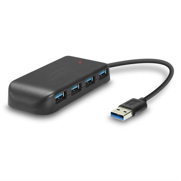 USB Hub Speed Link Snappy Evo, USB 3.0 / 7 x USB 3.0, aktivní černá barva
