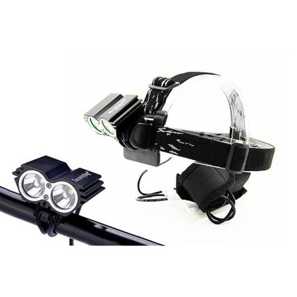Svítilna Solight XML-T6 2x Cree černá barva
