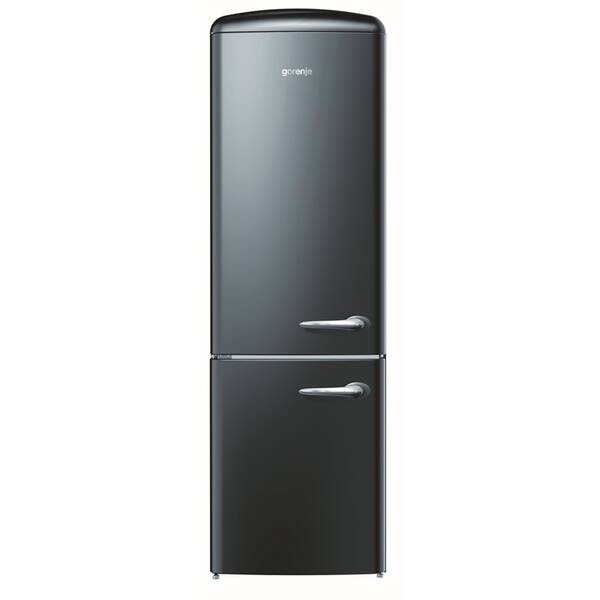 Chladnička s mrazničkou Gorenje ORK193BK-L černá barva
