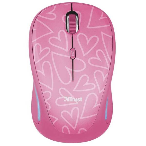 Myš Trust Yvi FX Wireless růžová barva
