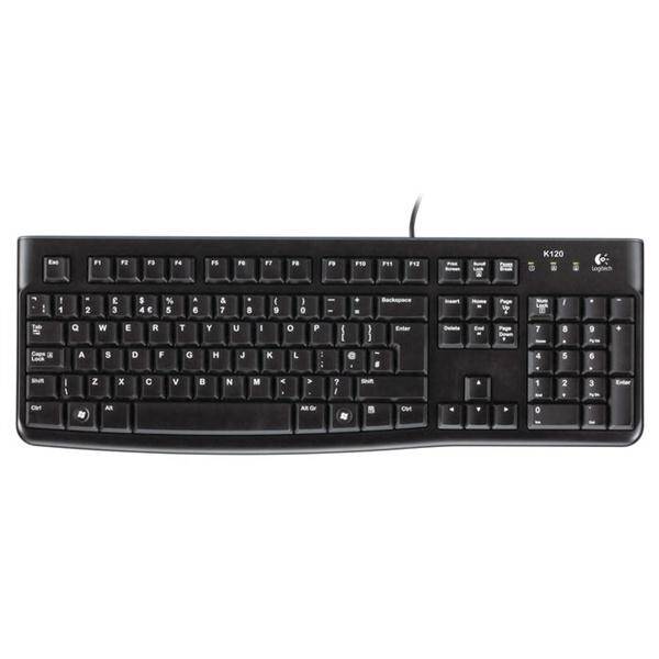 Klávesnice Logitech K120 Business CZ/SK černá barva

