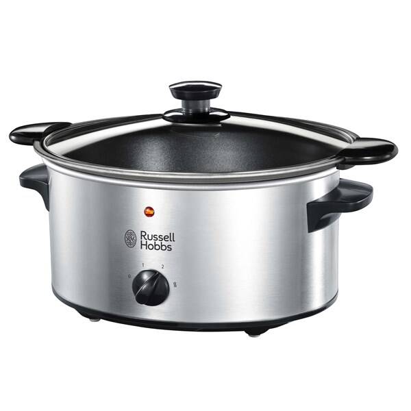 Pomalý hrnec s odnímatelným kastrolem RUSSELL HOBBS 22740-56 nerez
