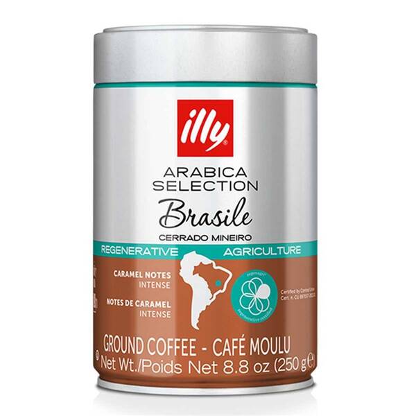 Káva mletá Illy BRAZIL Cerrado Mineiro 250 g 
