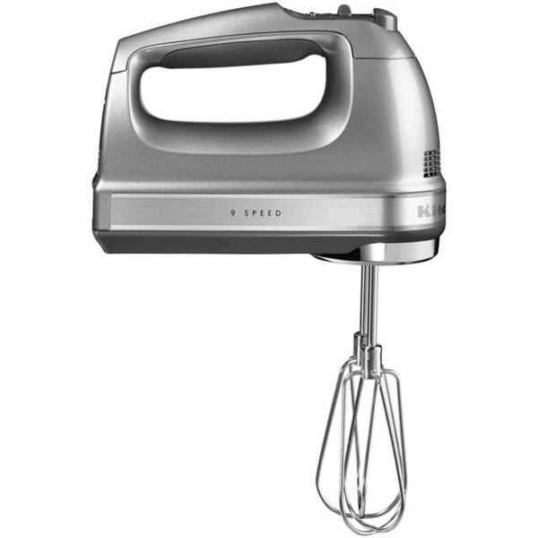 Ruční šlehač KitchenAid 5KHM9212ECU stříbrná barva
