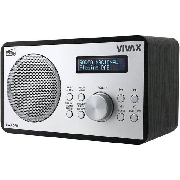 Radiopřijímač s DAB+ VIVAX VOX DW-2 DAB černá barva
