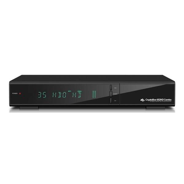 Satelitní přijímač AB Cryptobox 652HD Combo černá barva
