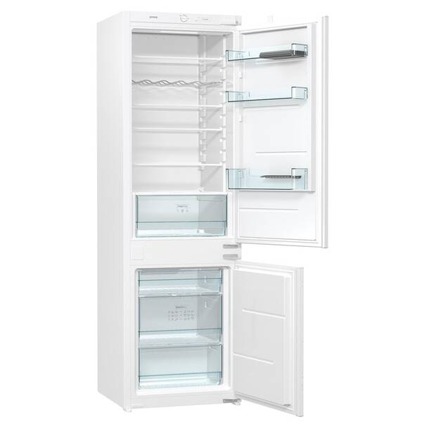 Chladnička s mrazničkou Gorenje NRKI4182E1 IonAir bílá barva
