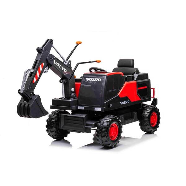 Elektrický bagr Beneo Volvo Excavator 12V červený 
