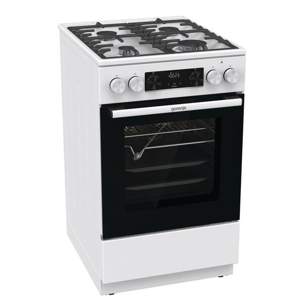 Kombinovaný sporák Gorenje GKS5C75WF bílá barva
