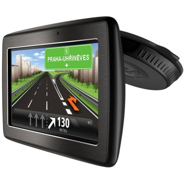Navigační systém GPS Tomtom Via 120 Europe Traffic + 2 roky aktualizace mapy černá barva
