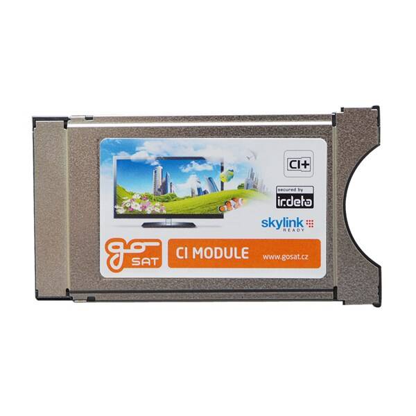 Modul GoSat Skylink Ready Irdeto CI+ stříbrná barva
