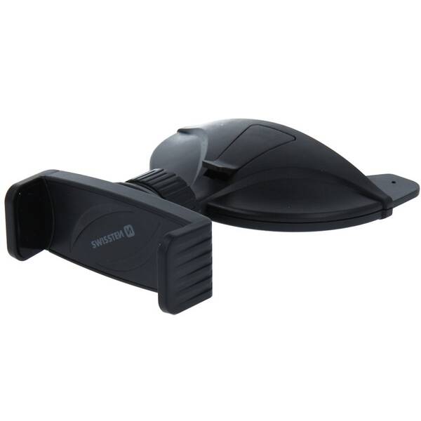 Držák na mobil Swissten S-Grip S3-CD1, do CD mechaniky černá barva
