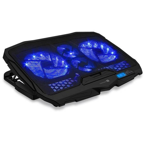Chladící podložka pro NTB Connect IT FrostWind do 15,6" černá barva
