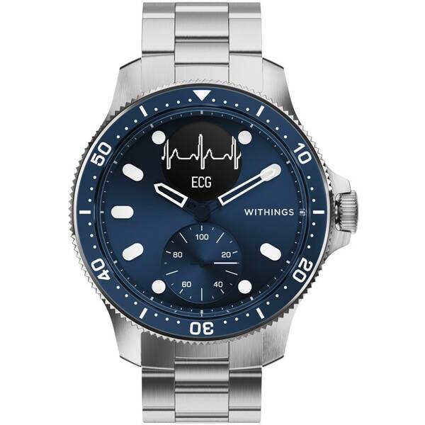 Chytré hodinky Withings Scanwatch Horizon - Special Edition 43mm modrá barva
