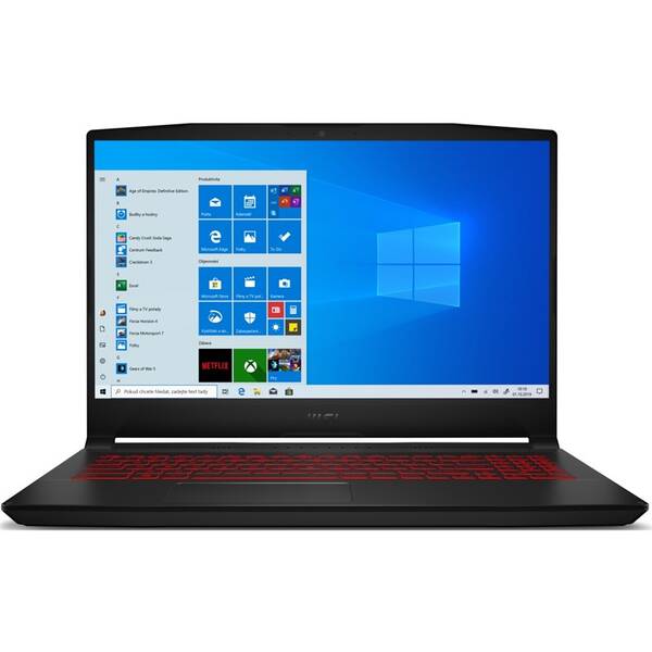 Notebook MSI Katana GF66  - ZÁNOVNÍ - 12 měsíců záruka černá barva
