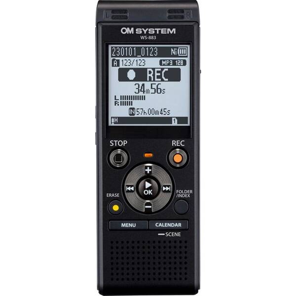 Diktafon OM SYSTEM WS-883 černá barva

